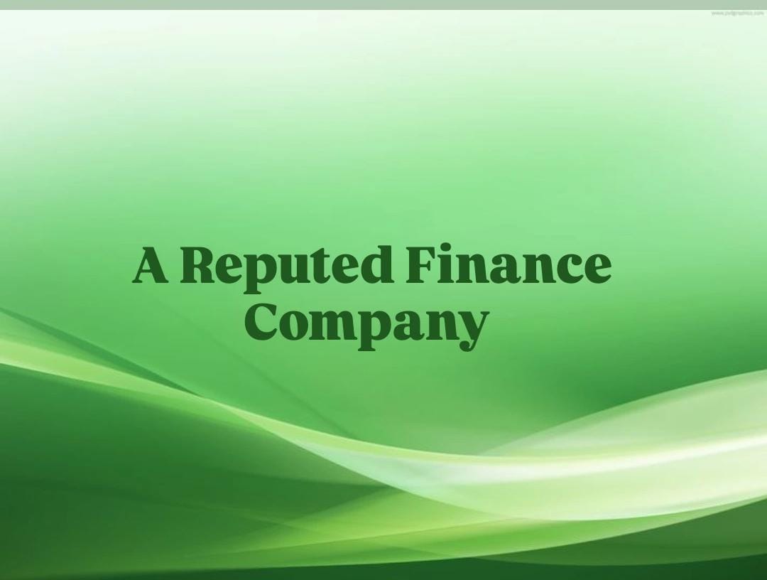 A Reputed Finance Company